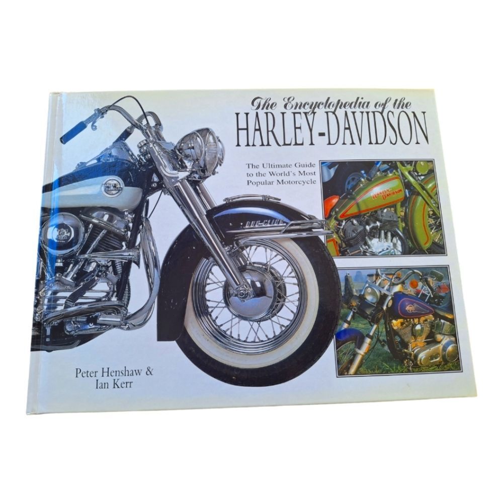 The Encyclopedia of Harley-Davidson Hardcover Coffee Table Book 2001 Man Cave